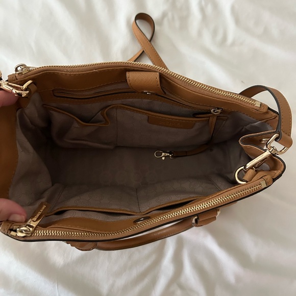 Michael Kors Brown Leather Satchel
